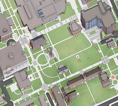 Use our interactive 3D map to locate the University of Tennessee at Chattanooga buildings, 停车场, 活动场所, 餐厅, 兴趣点, 查塔努加景点, 校园建设, 安全, 可持续性, 技术, 卫生间, 学生资源, 和更多的. Each indicator provides a description, 资产的图像, departments housed there (if applicable), address, 及楼宇编号(如适用).